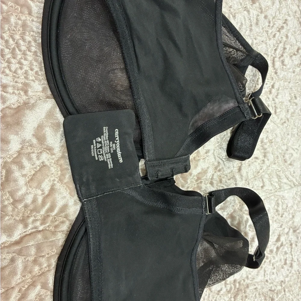 Curvy Couture Black Sheer mesh Bra
Size 36H - Picture 6 of 6